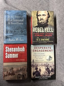 Civil War Book Lot of 4 Stephen Sears Gwynne Patchan Leepson