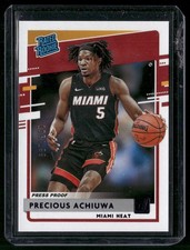 Precious Achiuwa 2020-21 Donruss #235 SN#/199 Rookie Miami Heat