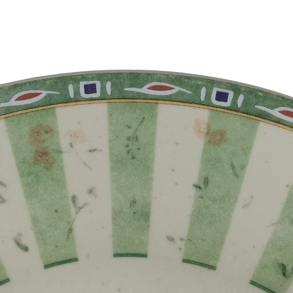 Portfolio By Phfaltzgraff Naturewood  Salad Plate 8" Diameter Green Floral Print - Image 3 of 4