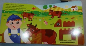 Lego DUPLO 6759 Read & Build Story Set BUSY FARM Book Pig Cow Sheep Rooster+ EUC