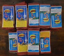 200 Vintage Thunder Bomb Firecrackers, Unused labels, Label Only Per Ebay