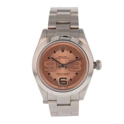 Rolex Oyster Perpetual 31mm Pink Dial Automatic Stainless Steel Women's Watch
