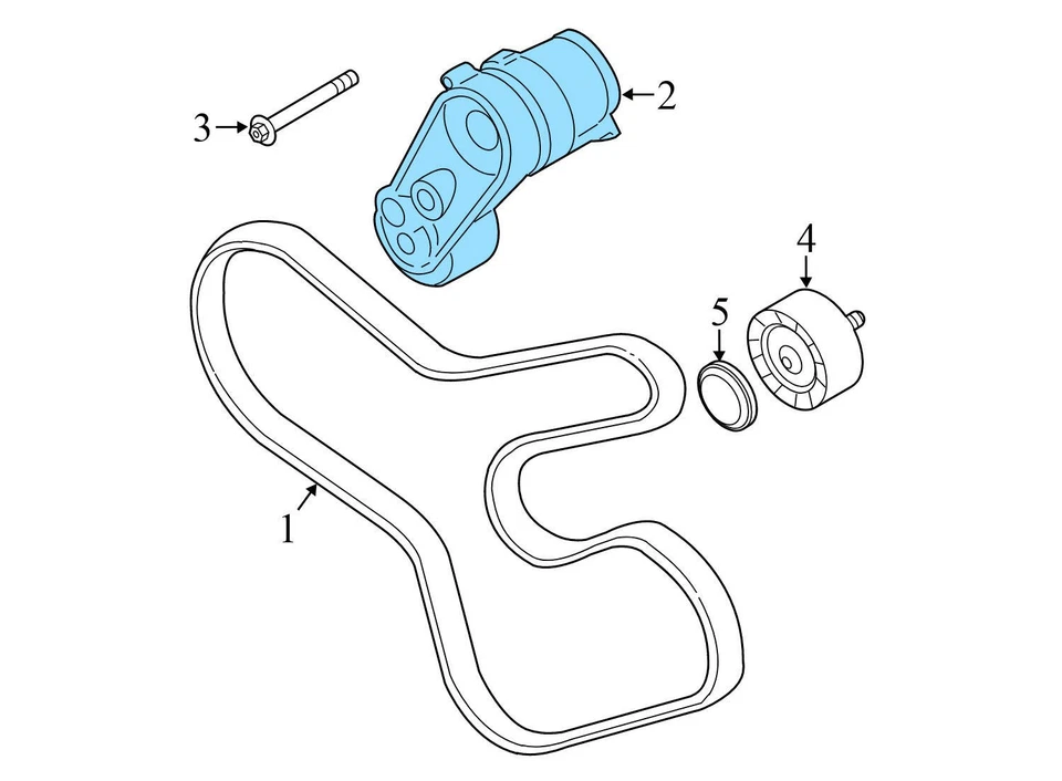 BMW 640I 2013-2019 gran cupé - tensor de cinturón 7599097 Foto 4 de 4