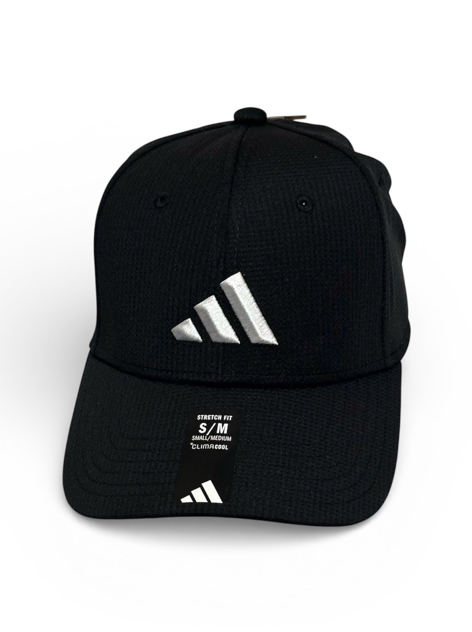 adidas Men's C Zags 2 Premier Stretch Fit Hat S/M  Black