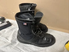 DANNER BOOTS 8" ACADIA BLACK MENS SIZE 7 GORE-TEX LEATHER FABRIC MADE IN USA