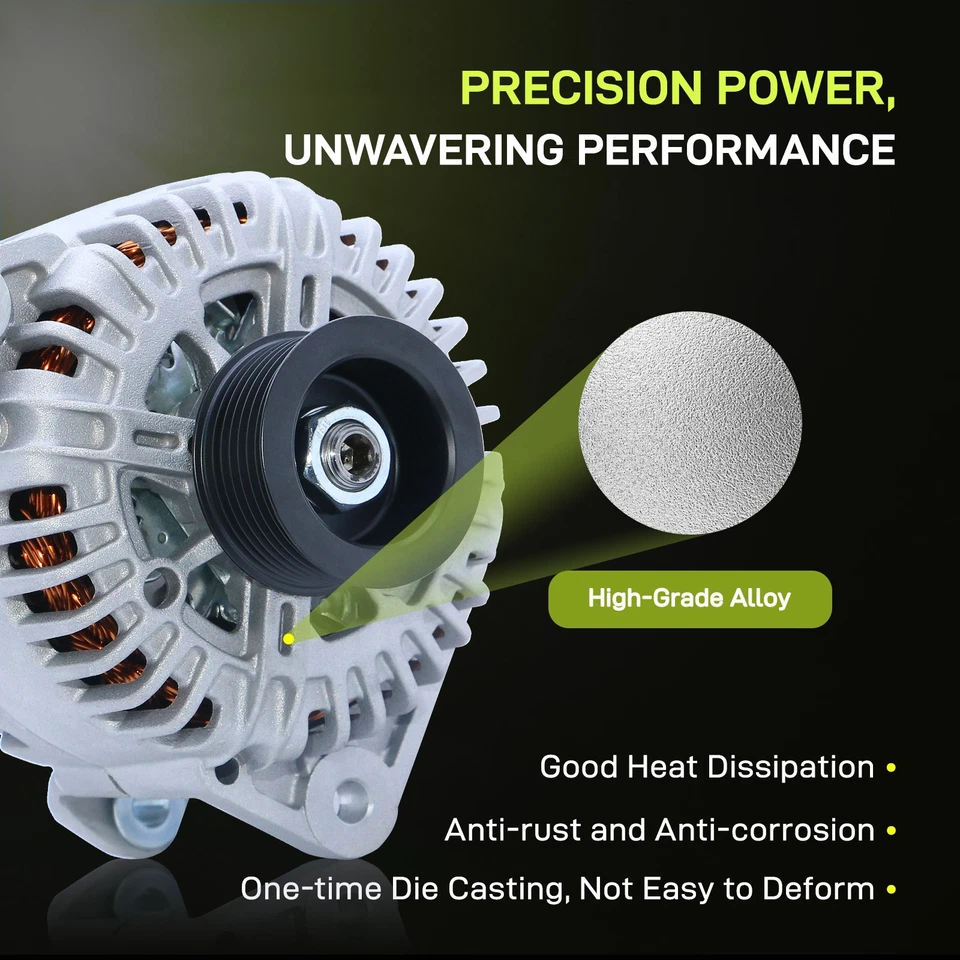 New Alternator For Suzuki Equator 09-12 Infiniti QX56 08-10 Frontier 08-19 11256 Foto 4 de 4