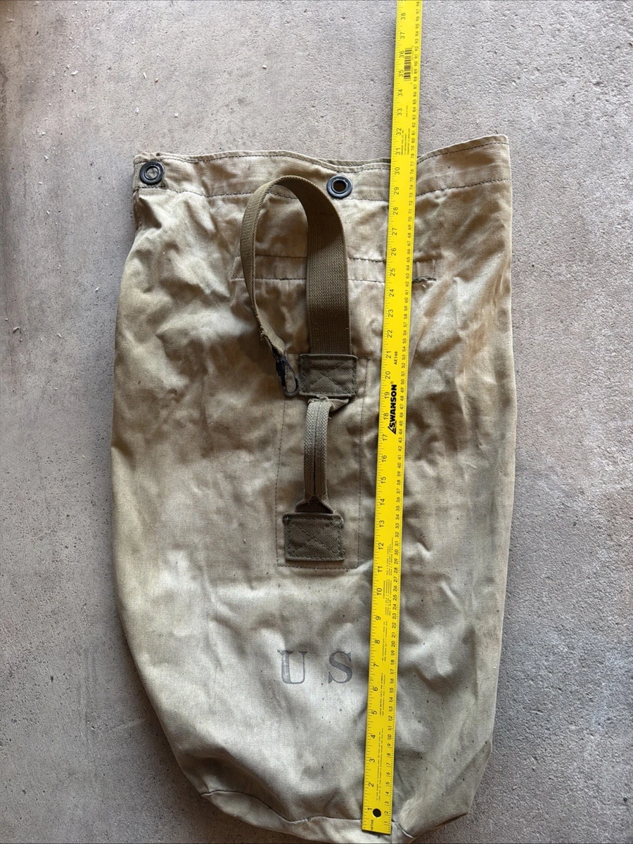 Vintage Army Duffle Bag In Collectible Military Surplus Bags