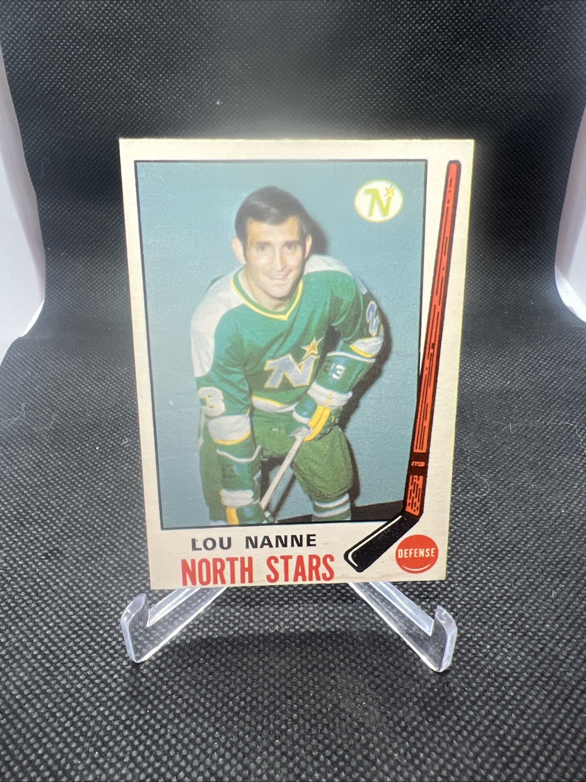 1969/70 O-PEE-CHEE NHL HOCKEY CARD #198 LOU NANNE ROOKIE EX+ OPC