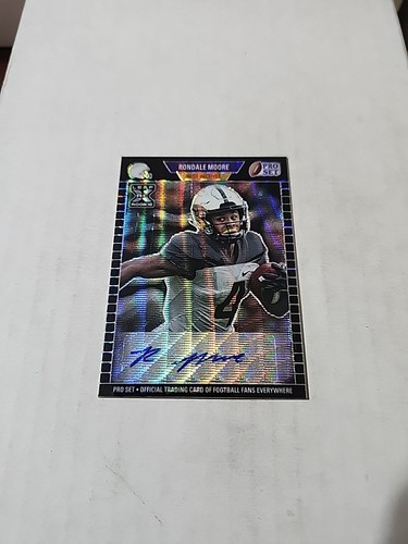 2021 Leaf Draft 89 Xrc Black Rondale Moore Auto Rc #ed 6/25