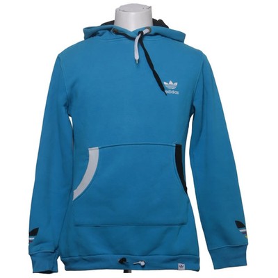 Adidas Originals, Kapuzenpullover, Größe: L, Blau/Schwarz/Mehrfarbig #ugS