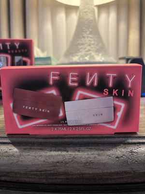 #ad #ad Fenty Beauty Skin Lil Butta Dropz Duo Naughty Nutmeg Warm Cinnamon Shimmering $36.99