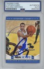 Signed Basketball Card Auto Stephen Curry 2012-13 Panini Hoops #180 PSA/DNA