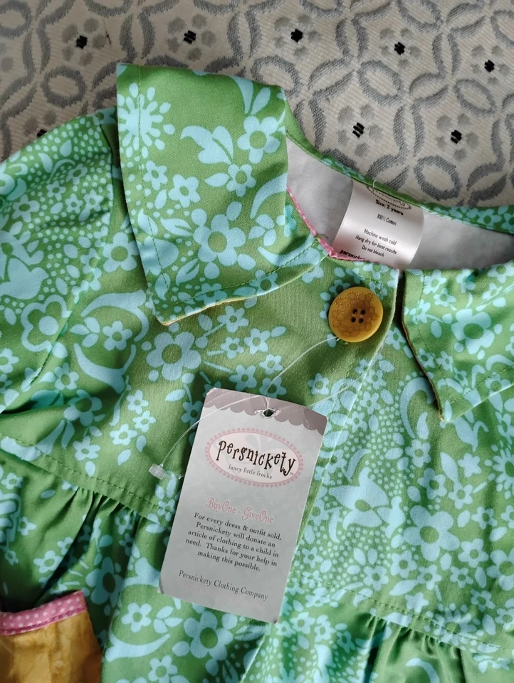 Nuevo con etiquetas Chaqueta Taylor Persnickety Jardín Fiesta No Calada Reliquia Talla 2y Foto 3 de 3