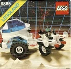 Vintage Lego space set 6885 Saturn Base Main Team Crater Crawler 99% complete