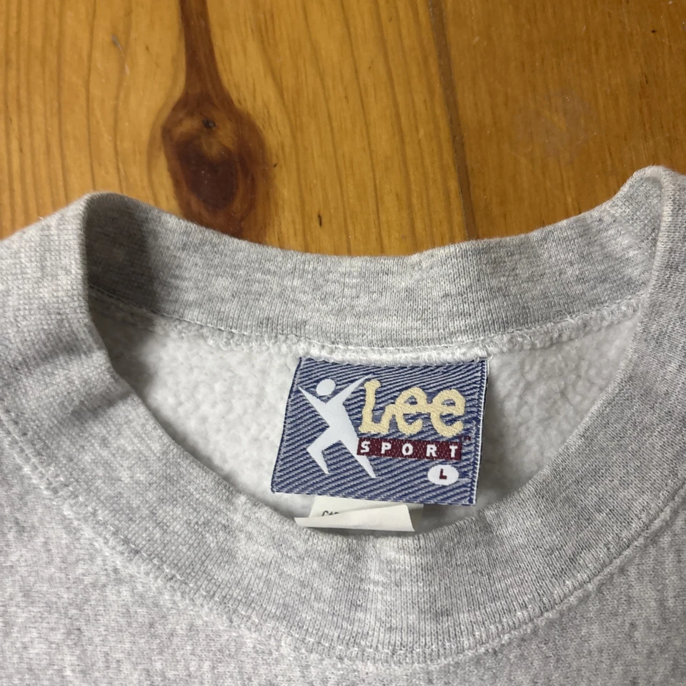 Sudadera deportiva Lee cuello redondo vintage años 90 1996 Carolina Panthers NFL talla L Foto 4 de 4