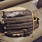 Rawlings SureCatch, 12.5" Leather Baseball Glove, Righty, Brown/Tan — photo 4