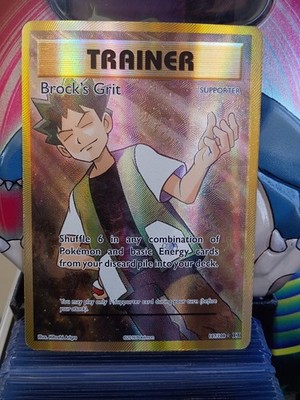 Pokemon XY Evolutions Full Art Near Mint Brock's Grit 107/108 Ultra Rare