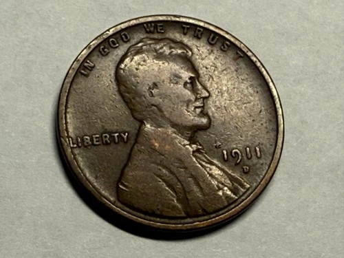 1911-D Lincoln wheat cent. VG-Fine. #g2