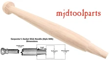 Classic Hickory Socket Carpenter Slick Hdl.- Amish Made- Style SHA- mjdtoolparts