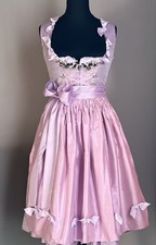 Astrid Söll Couture Luxusdirndl 36 aus Seide und feinstem Brokatstoff wie NEU