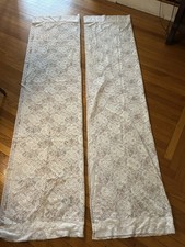 White Lace Panels / Curtains 