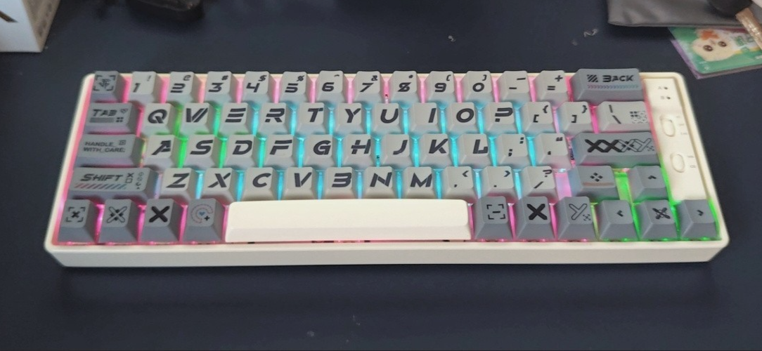 Keycap Set Blue PBT + PC CSGO Theme 108 keys for Mechanic Keyboard