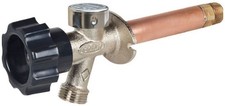 PRIER 490-12 Freezeless Wall Hydrant 1/2" Brass Anti-Siphon PEX Crimp