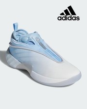 Adidas D.O.N. Issue 7 Basketball Shoe 2025 M8.5/W9.5 Clear Sky/White EUC Worn 1X