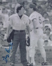 8 x 10" Autographed Photograph - Greg Bonin - MLB Umpire