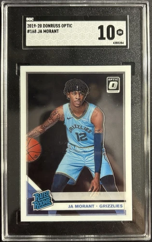 2019 Donruss Optic - Ja Morant, #168 SGC 10 - Grizzlies, Murray State