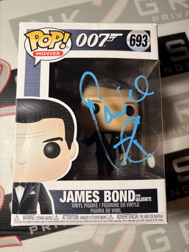 James Bond 007 Funko Pop! signed by Pierce Brosnan Autograph ACOA - Goldeneye