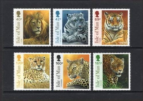 M28402 Great BritainIsle of Man 2013 Cats Set X6 UMM Sg 1852/7 Cat £13.50
