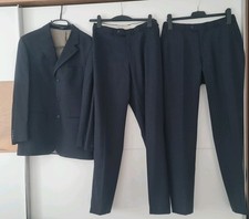 Herren Anzug Digel  94 /46 schwarz gestreift