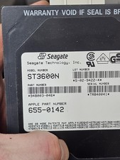 Retro Apple Vintage Seagate ST3600N 3.5" SCSI Hard Drive 655-0142 / S-02-9422-4
