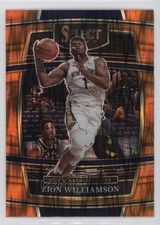 2021-22 Panini Select Concourse Orange Flash Prizm Zion Williamson #96 1d40
