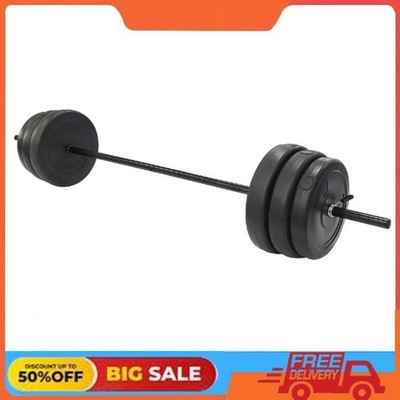 BalanceFrom Vinyl Standard Weight Set in Black, 100 lbs.