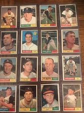 Dave Nicholson 1961 Topps Baseball Card (Sale Is For One Card In Title) (6727)