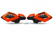 PARAMANI UFO ARCHES ARANCIO FLUO MOTO CROSS ENDURO MX MOTARD ATV UNIVERSALI