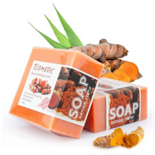Tumeric Soap Skin Whitening Dark Spots lightening Acne Brightening Ginger
