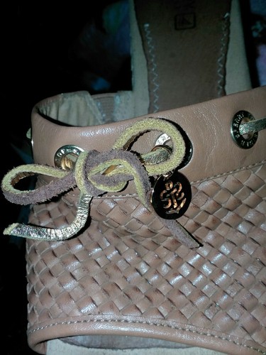 Sperry Platform Wedge Sandals Top Sider Basket Weave e/Tan Jute Womens Size 8.5M - Picture 2 of 8