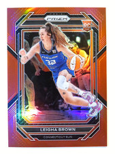 2023 Panini Prizm Basketball WNBA Leigha Brown Red Prizm Rookie Card Sun 58/199