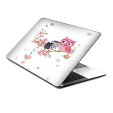 Skin Decal Wrap for MacBook Pro 13" Retina Touch Owls in tree teacup cupcake