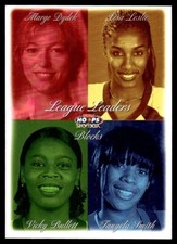 1999-00 Hoops WNBA Dydek/Leslie/Smith/Bullett Blocks Leaders #14 NM