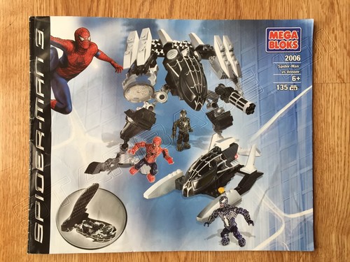 Rare Mega Bloks 2006 SPIDER-MAN vs. VENOM Toys R Us Exclusive - 100% Complete - Picture 6 of 6