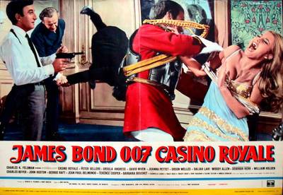 CASINO ROYALE JAMES BOND Italian fotobusta movie poster PETER