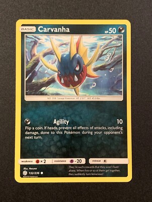 Carvanha 132/236 | Gemeine | Sonne und Mond Kosmische Finsternis