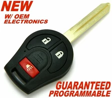 OEM ELECTRONIC 3 BUTTON REMOTE HEAD KEY FOB FOR 2012-2019 NISSAN VERSA