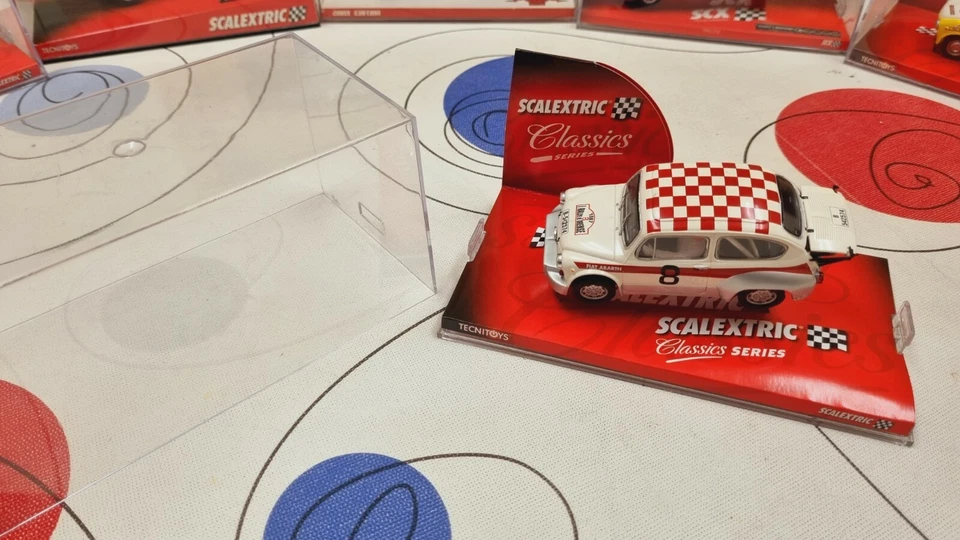 FIAT ABARTH 1000 RALLYE ORENSE 1967 SCALEXTRIC TECNI TOYS CAJA BOXED SEAT 600 - Imagen 2 de 4