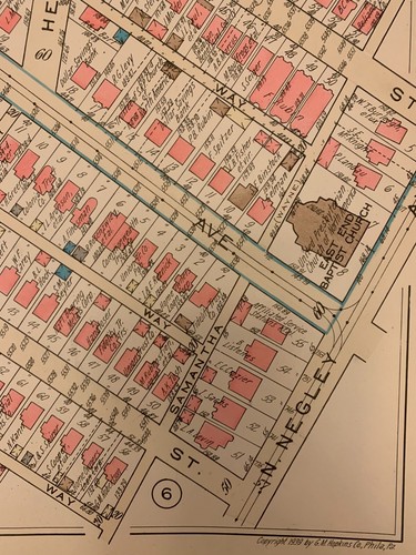 1939 PITTSBURGH PENNSYLVANIA STANTON HEIGHTS GOLF COURSE ATLAS MAP - Picture 3 of 6