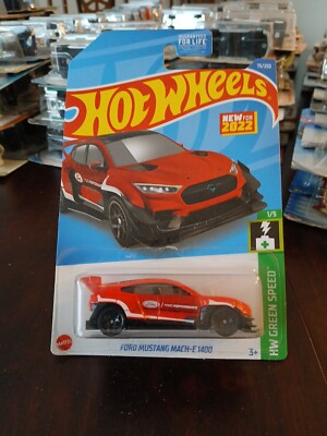 Hot Wheels Ford Mustang Mach-E 1400 New for 2022 HW Green Speed 1/5